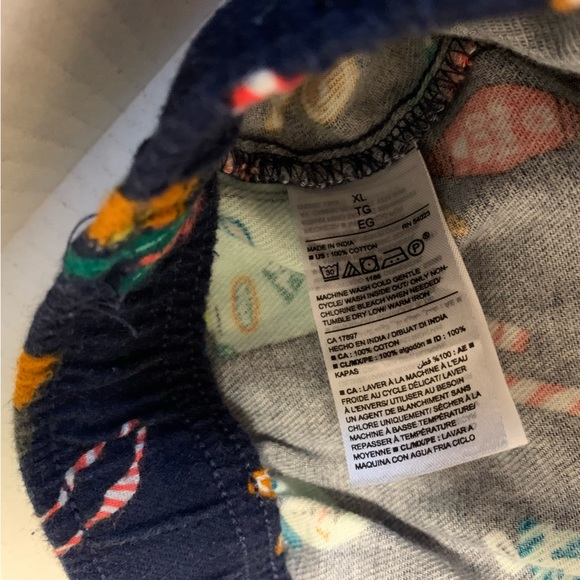 Old Navy Holiday Pajama Pants Gingerbread Candy Canes Unisex/Men's Size XL - Picture 4 of 6